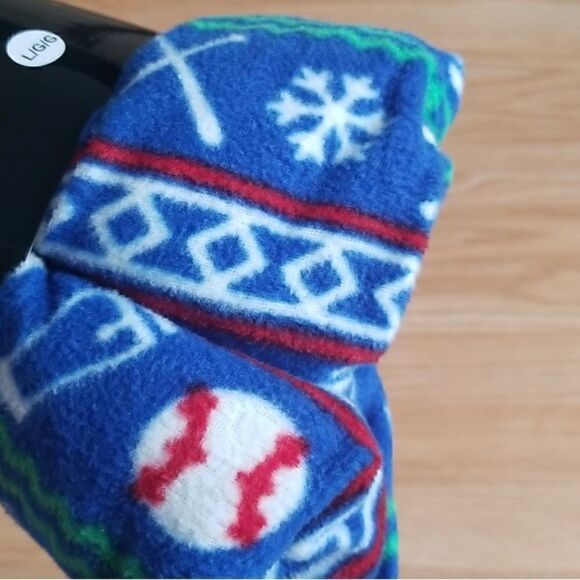 Baseballs Comfy Micro Polar PJ Bottoms - Picture 2 of 5